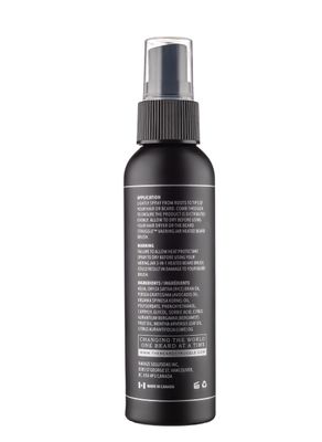 Beard Hair Heat Protectant Spray - Viking Shield Beard Spray for Men, Protects Hair from Heat Damage of Straightener and Styling - Argan Oil Thermal Protector Spray - Protect Up To 450 F - 4 Fl Oz
