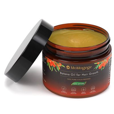 MoMogege Organic Batana Oil For Hair Growth: Dr Sebi Pure Batana Oil for Women Men - 100 Raw Honduras Hair Growth Product for preventing hair loss. 4.2 OZ