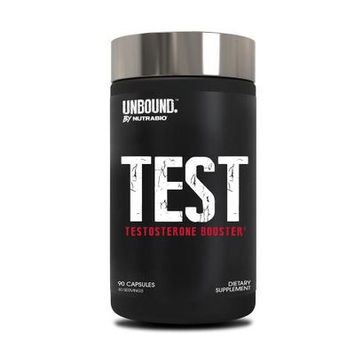 NutraBio Unbound Test, Testosterone Supplement for Men, Testosterone Booster, Libido, Boron, Fenugreek, Tongkat Ali, 90 Capsules