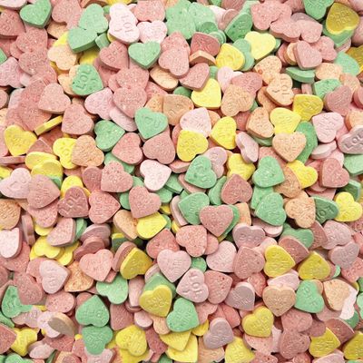 Conversation Hearts - 2 Pound Bulk Pack - Mother&#39;s Day Hard Candy - Fruity Flavors
