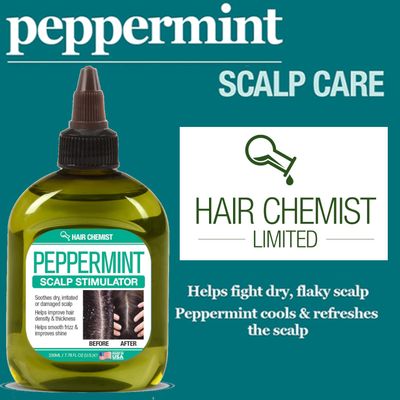 Hair Chemist Peppermint Scalp Stimulator 7.1 oz. - Scalp Leave in Mint Scalp Treatment and Scalp Moisturizer, Natural Scalp Treatment for Women Men