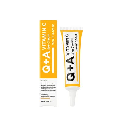 QA Eye Cream, a blend of Cherry Extract, and Glycogen, to reinvigorate delicate skin, delivering an essential hit of moisture, 15ml