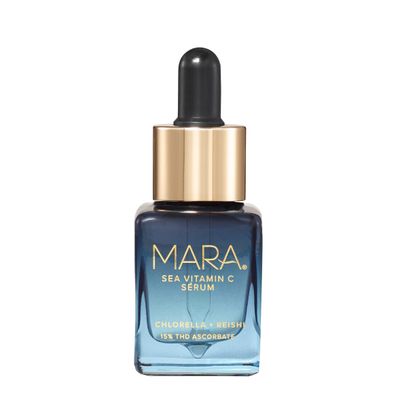 MARA - Natural Chlorella Reishi Sea Vitamin C Serum Plant-Based Skin Care Skin Firming With Moringa Squalane (0.5 oz 15 ml)