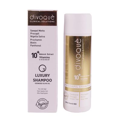Divoqu Hair Growth Shampoo for Men and Women, with Procapil and Biotin, 6.76 Fl. Oz. Hair Loss Shampoo for Thinning Hair, DHT Blocker, Clinically Tested, 1 Pack