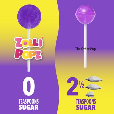 Zollipops Clean Teeth Lollipops, Blue Raspberry, 3.1 Ounce (Pack of 1)