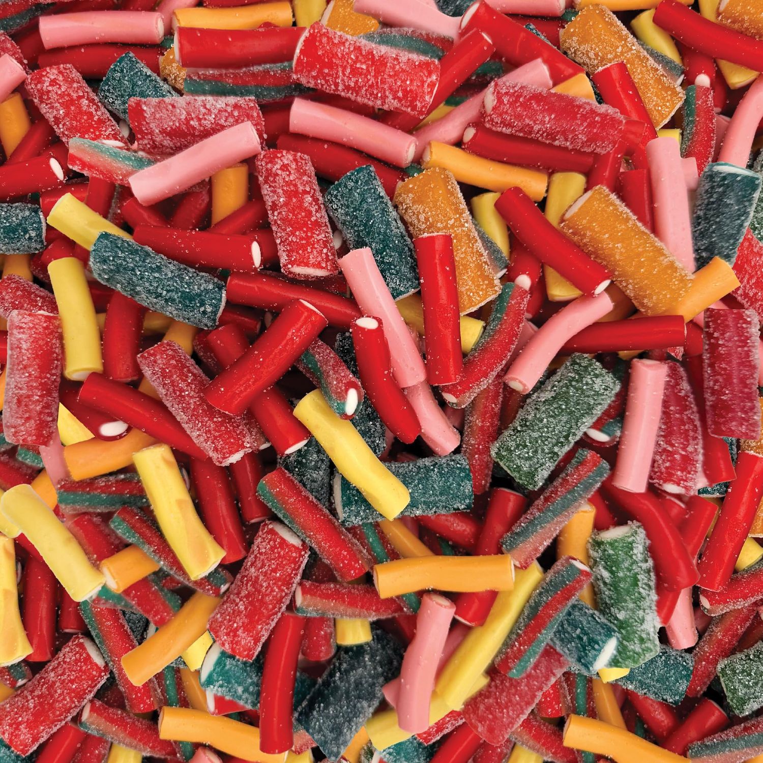 Pencil Bites Gummy Candy - 2 Pound Bulk Pack - Assorted Fruit Flavors