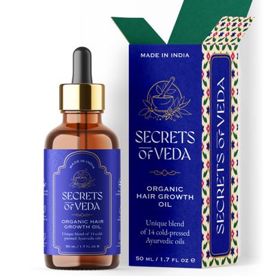 Indian Ayurveda Hair Oil- Organic Castor oil, Jojoba oil, Amla, Ashwagandha Rosemary oil for hair growth- Repairing scalp treatment, Nourishes Split Ends Dry Scalp