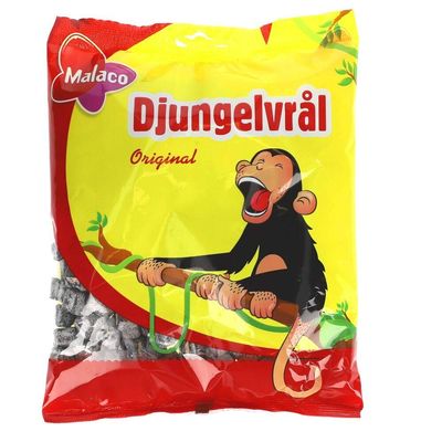 Malaco Djungelvrl Swedish Jungle Roar 450g 15.87 Oz (Soft Salty Licorice)