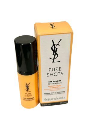 Yves Saint Laurent YSL PURE SHOTS Eye Reboot Concentrate Awakening Illuminating MINI Travel Size 5 ml 0.16 fl oz. - 5655