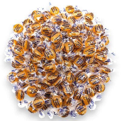 A Blend Above Sugar-Free Butterscotch Hard Candy - 1.5 lbs Keto-Friendly Gourmet Candy, Individually Wrapped Buttery Butterscotch Flavor, Diabetic Gluten-Free Candy (24 oz)