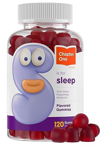 Zahler - Chapter One Sleep Melatonin Gummies for Kids Adults (120 Flavored Gummies) - 2.5 mg Melatonin Gummy - Kids Melatonin Kosher Sleep Gummies - Natural Kids Melatonin Gummy for Sleeping
