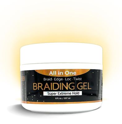 EDEN Braiding Gel (8 Fl oz) No Flaking or Whitening