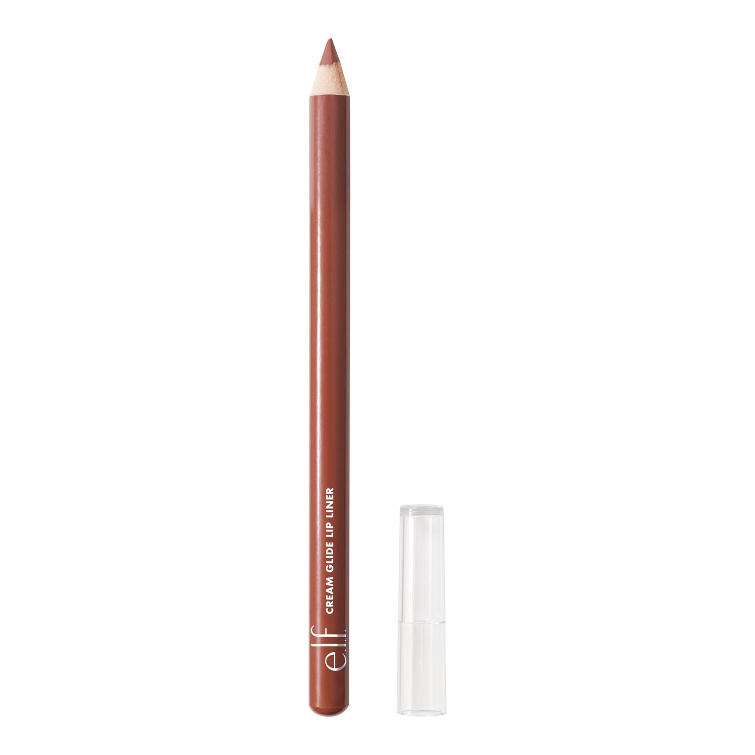 e.l.f. Cream Glide Lip Liner, Highly-Pigmented Pencil For Shaping Sculpting Lips, Semi-Matte Finish, Vegan Cruelty-Free, Mauve Aside
