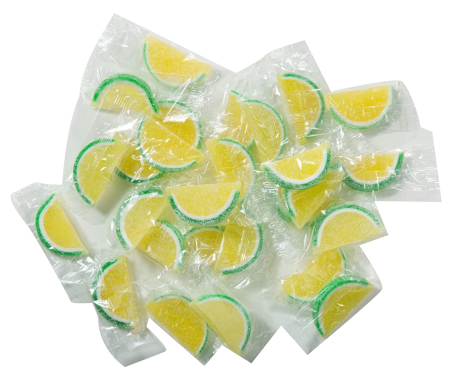 Boston Fruit Slice Individually Wrapped Gourmet Gummy Candy 1lb Box (Apple)