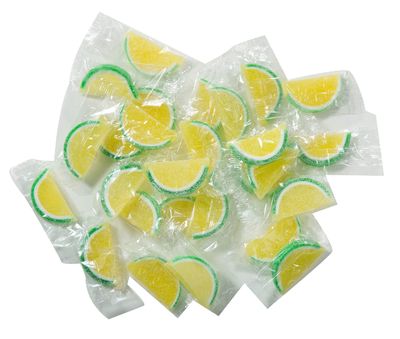Boston Fruit Slice Individually Wrapped Gourmet Gummy Candy 1lb Box (Apple)