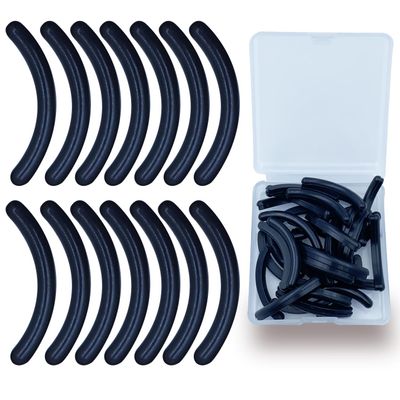 30PCS Black Filling pad Silicone pad Instead of Universal Transparent Storage Box Eye Makeup Eyelash curl Hair eyelids