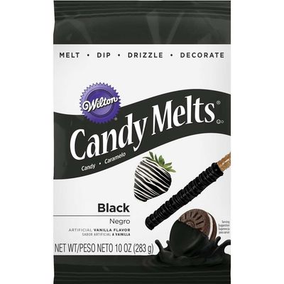 Wilton Black Candy Melts Candy, 10 oz.