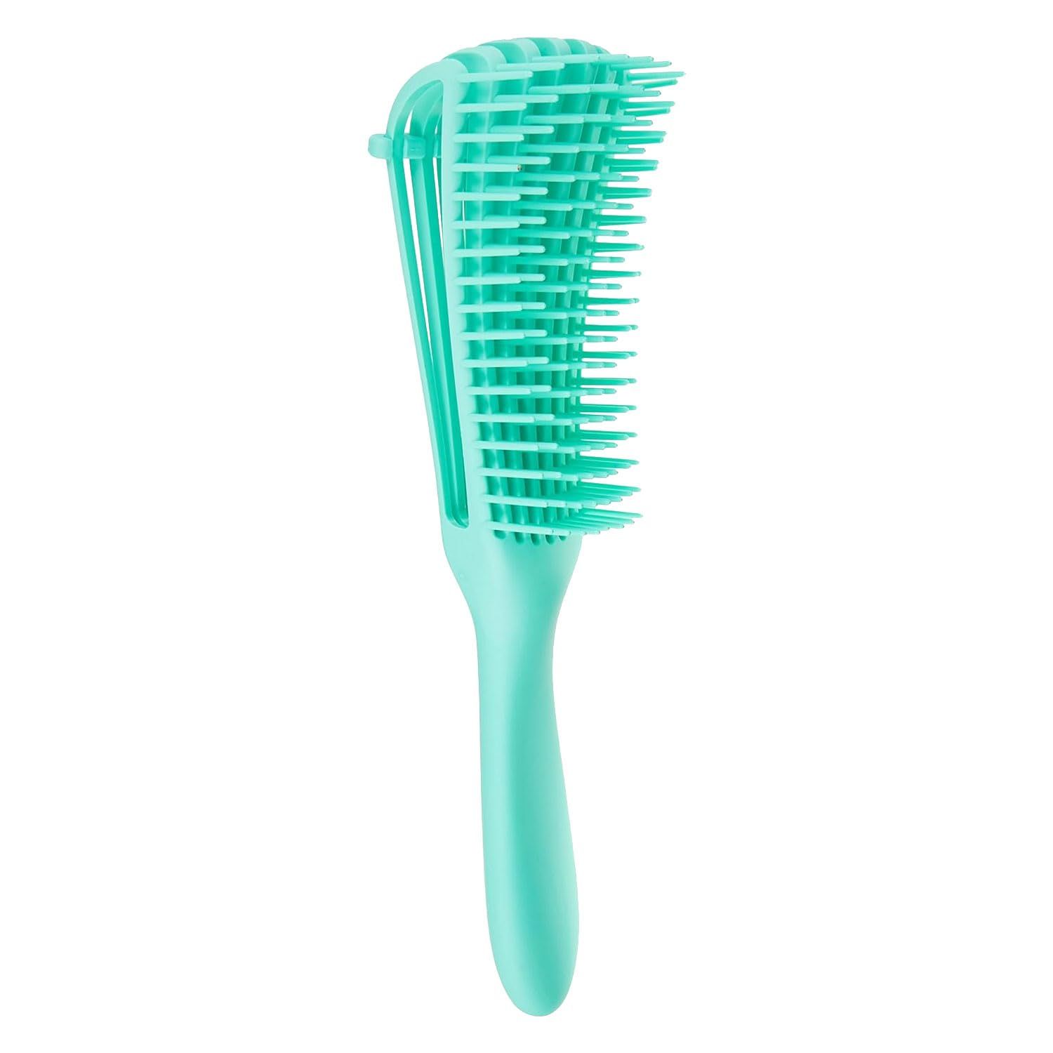 Seddy Detangling Brush for Curly Hair with Revolutionary DesignPainless Detangling for Frizz-Free Curls Tangle-Free Gentle Styling Tool for Effortless Curls PINKBLACKGREEN (Green)