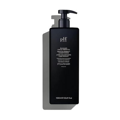 pH PURE HAIR Smooth Perfect Anti-Frizz Conditioner Enriched with Monoi Oil Magnolia Extract Intense Hydration Shine Sulfate-Free, Safe for Color-Treated Hair 33.8 Oz