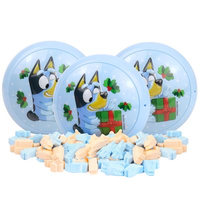 Galerie Bluey Candy Ball, Assorted Fruit Flavored Hard Candies, Gifts, 1.59 Ounces (Pack of 3)