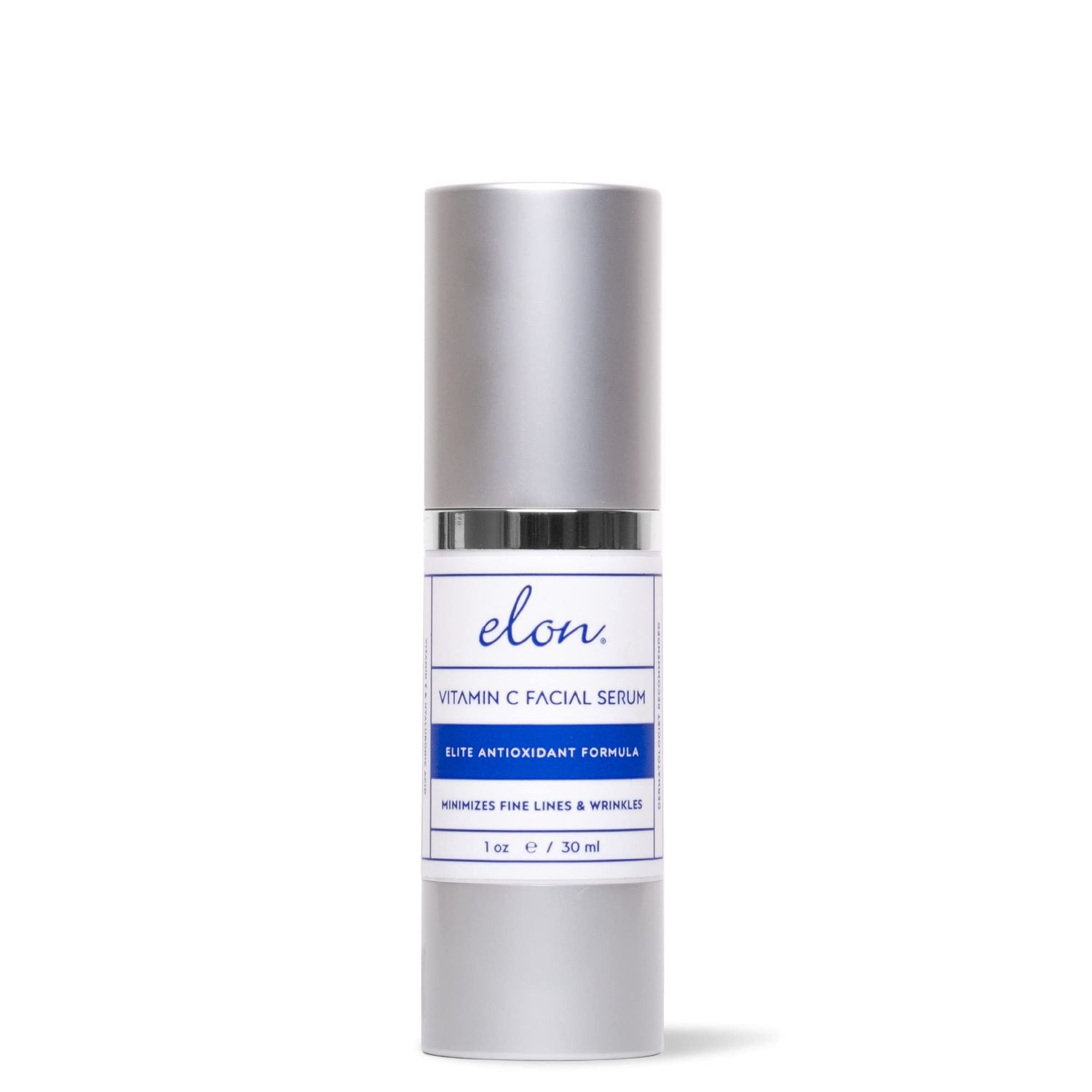 Elon Vitamin C Serum for Face - Anti Aging Serum to Reduce Fine Lines Wrinkles - Improves Skin Texture - Activates Collagen Production - Facial Skin Care Products (1 oz)