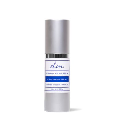 Elon Vitamin C Serum for Face - Anti Aging Serum to Reduce Fine Lines Wrinkles - Improves Skin Texture - Activates Collagen Production - Facial Skin Care Products (1 oz)