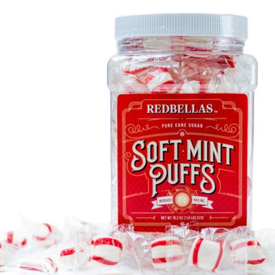 Soft Mint Puffs, 100 Pure Cane Sugar, Natural Flavors, Individually Wrapped, Gluten-Free, Fat-Free