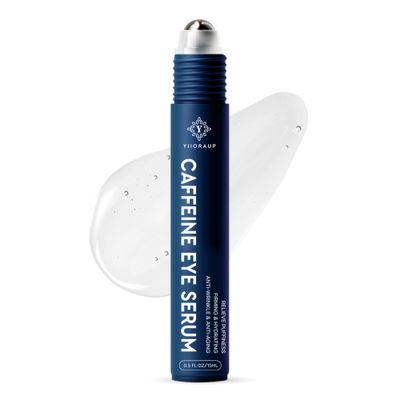 Caffeine Eye Serum: Anti-wrinkle and anti-aging eye serum for women 15ml Blue bottle (new upgraded formula)