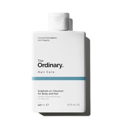 The Ordinary Sulphate 4 Cleanser for Body and Hair - Gentle Daily Cleansing for All Skin and Hair Types, 8.1 Fl Oz