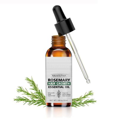 Hotiary Rosemary Hair Regrowth Essential Oil, Organic, Strengthen Hair Roots, Hair Loss Serum, 1.69 Fl Oz, Unisex Adult
