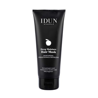 IDUN Minerals - Deep Moisture Hair Mask - Strengthen and Restore, Nourish Hair with Shea Oil - Cruelty Free, 100 Vegan Hair Care - 6.76 fl oz Tube