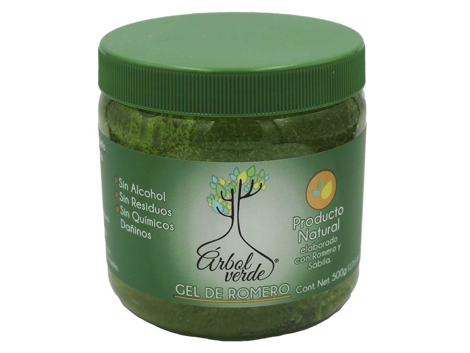 Rosemary Hair Gel (17.6 oz) - Natural products- Fights Hair Loss - No alcohol, No sulfates, No Parabens, No Silicon