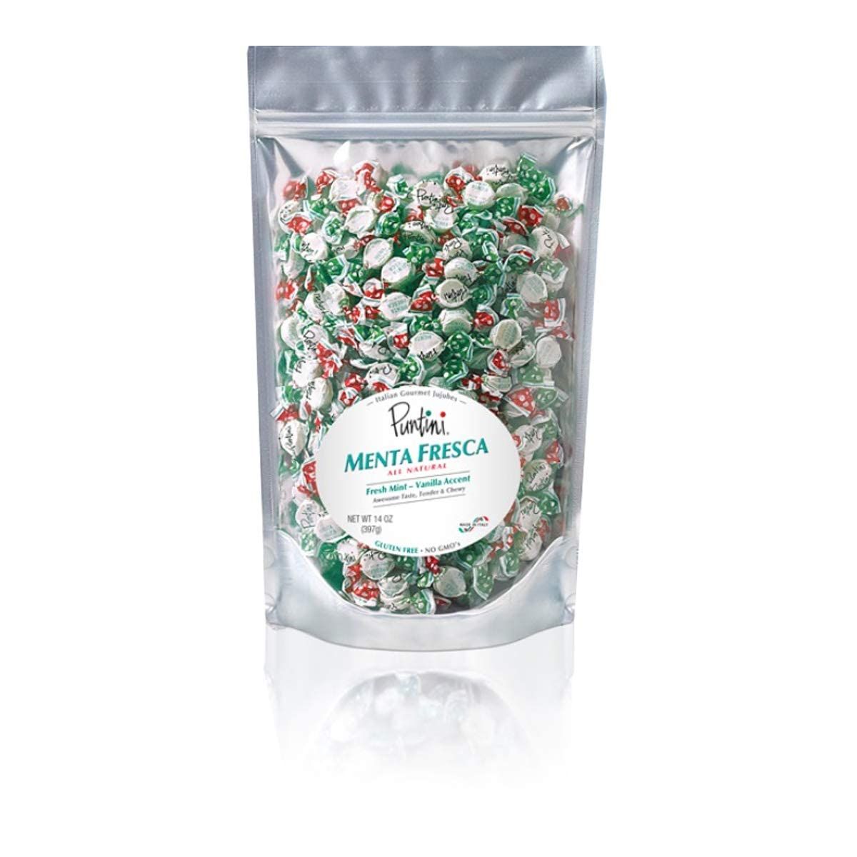 Puntini MENTA FRESCA, 1lb. Party Pack - Italian Gourmet Jujubes