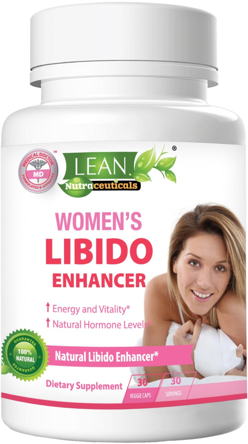 Libido Booster for Women, Maca Root Fenugreek Tongkat Ali Horny Goat Weed Female Energy Enhancer, Hormone Harmony Balance Mood Support Menopause Panax Ginseng DHEA Boron Supplement Pills, 30 Capsules