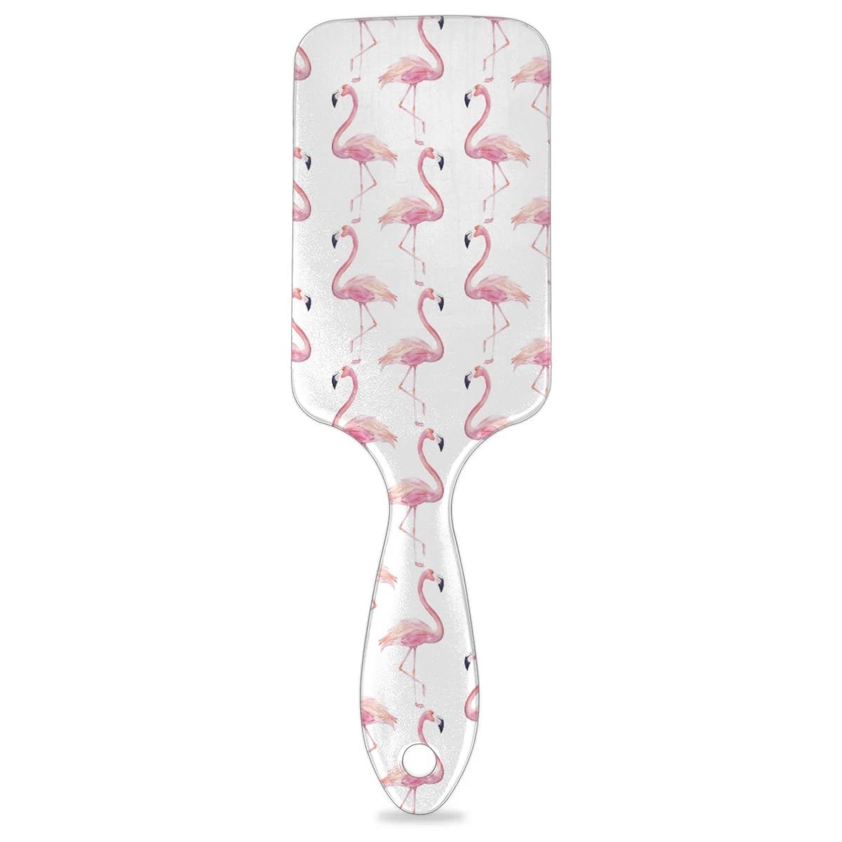 Kids Detangler Hair Brush Hairbrush for Boys Girls, Flamingo Detangling Brush Smooth for Wet Dry Thin Long Curly Hair, Glide Through Tangles with Ease and Massage Scalp