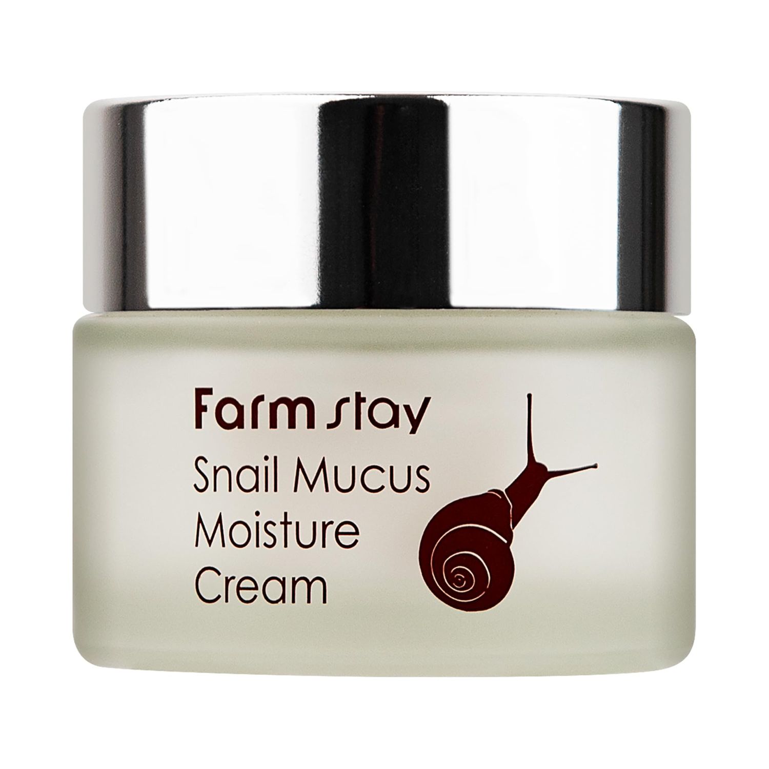 FARMSTAY Snail Mucus Moisture Cream - Snail Mucin Cream Daily Moisturizer - With Snail Mucus Filtrate and Hyaluronic Acid - Firms and Plumps - 1.7 oz
