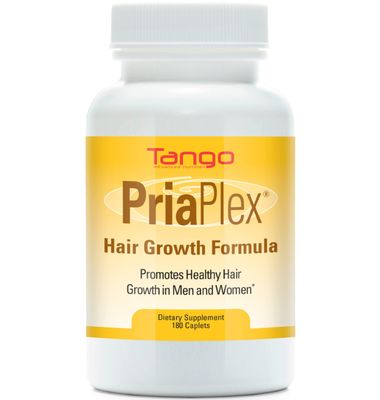PriaPlex Natural Hair Growth Supplement for Hair Loss for Men and Women, Supporting Healthy Hair Regrowth (180 Caplets)