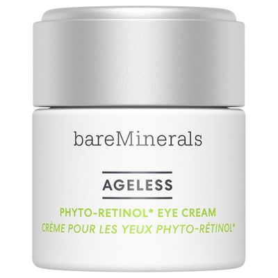bareMinerals Ageless Phyto-Retinol Eye Cream with Plant-Based Retinol Alternative Hyaluronic Acid, Anti-Aging, Hydrating Under Eye Cream, Vegan