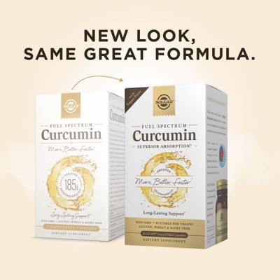 Solgar Full Spectrum Curcumin Liquid Extract Softgels - 30 Count - Faster Absorption - Brain, Joint Immune Health - Non-GMO, Gluten-Free, Dairy-Free, Soy-Free - 30 Servings