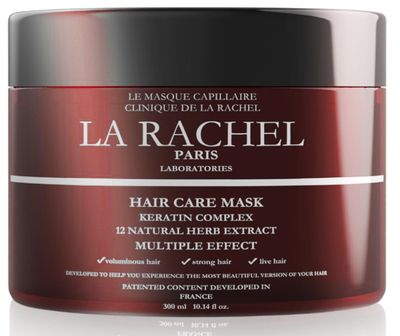 LA RACHEL Hair Care Mask 1 Formula, 4 Benefits: Nourishes, Strengthens, Hydrates Protects Restores Shine Softness Deep Conditioning Treatment for Dry, Damaged, and Frizzy Hair Paris