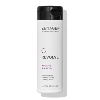 ZENAGEN Revolve Women&#39;s Thickening Shampoo Supports Appearance of Fuller, Healthier-Looking Hair, Developed for Fine Visibly Thinning Hair, Plant-Based, Color-Safe, Vegan, All Hair Types, 6.75 oz