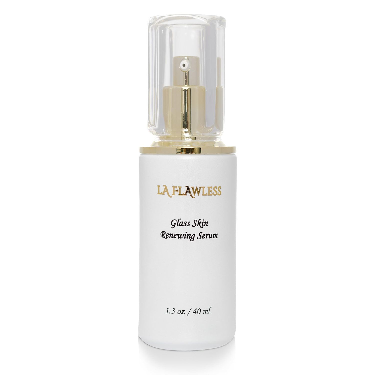 Glass Skin Renewing Serum - 1.3 oz 40 ml, Radiant, Dewy Flawless Skin Hydrating, Brightening, and Firming Face Serum with Glutathione, Rice Extract, Niacinamide Hyaluronic Acid