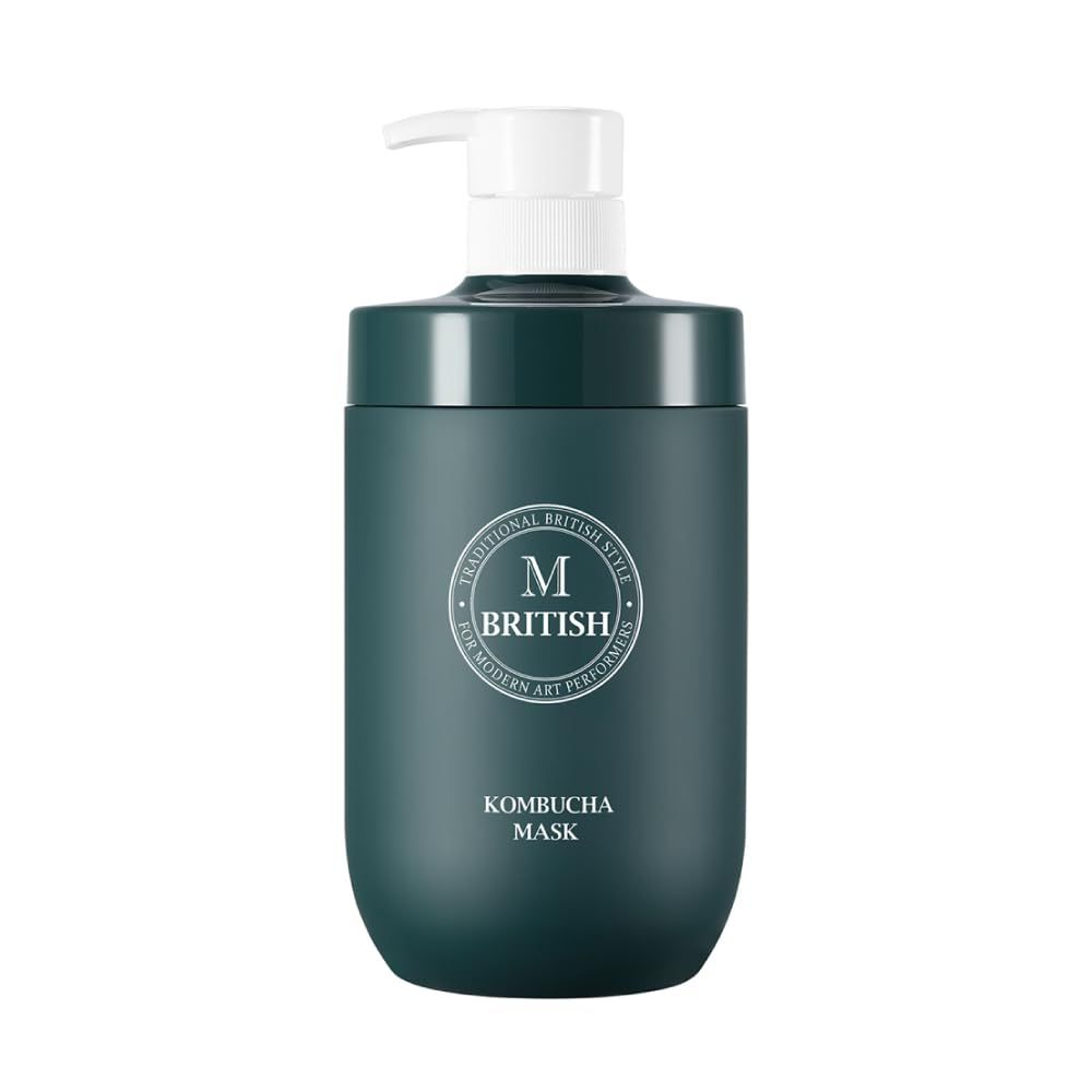 BRITISH M Kombucha Hair Mask 25.36 fl.oz - Hydrating Restorative Treatment for Damaged Hair