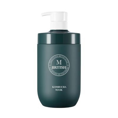 BRITISH M Kombucha Hair Mask 25.36 fl.oz - Hydrating Restorative Treatment for Damaged Hair