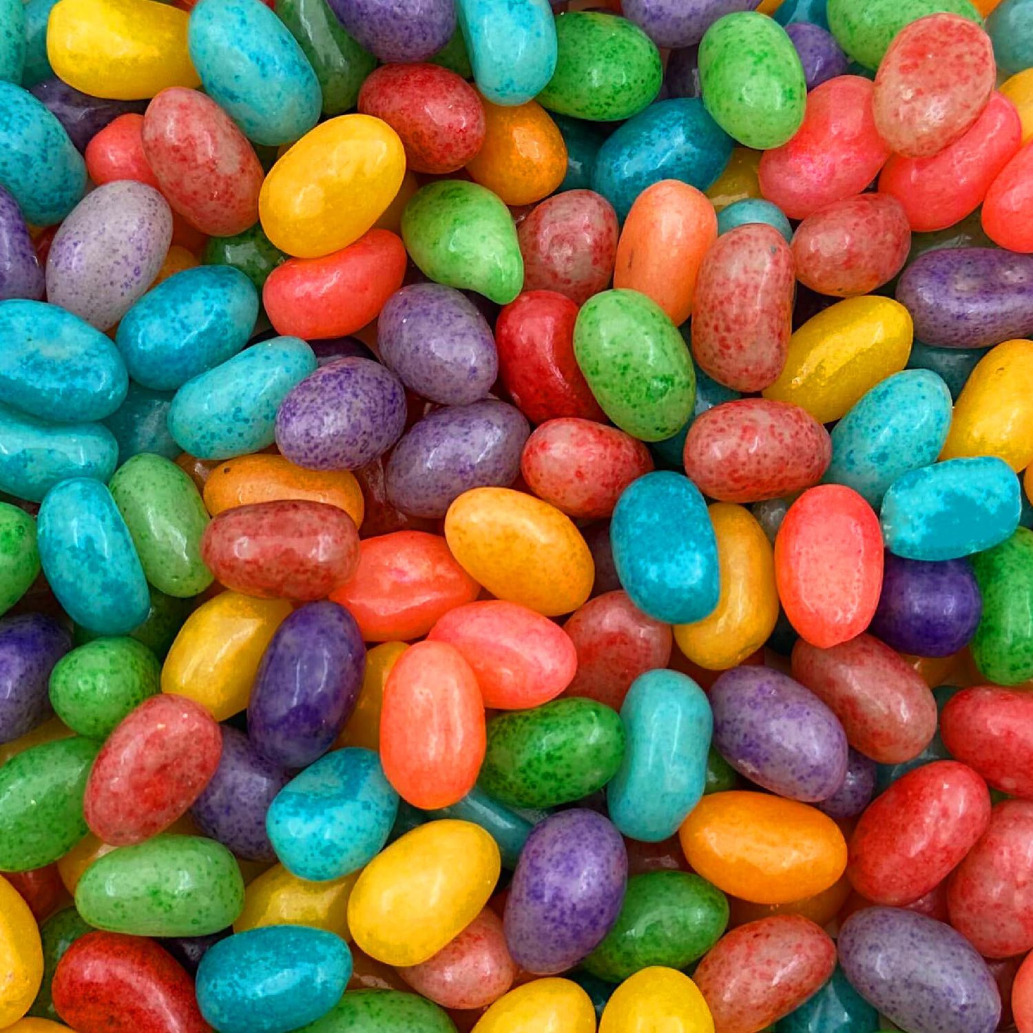 Assorted Fruit Speckled Jelly Beans, Chewy Candy, 3 Pound Bag