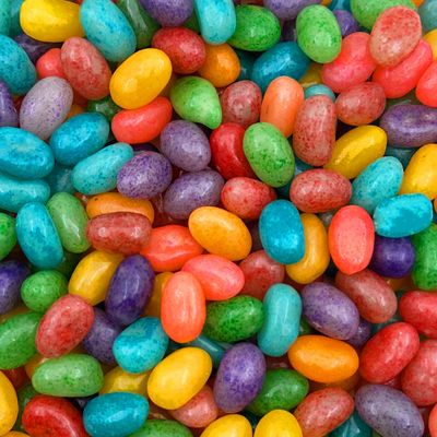 Assorted Fruit Speckled Jelly Beans, Chewy Candy, 3 Pound Bag