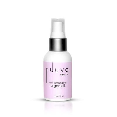 Nuuvo Haircare Lightweight Argan Oil for Dry, Damaged Hair 2oz, Hair Growth Treatment, Deep Moisture Shine, Restores, Strengthens, Nourishes, Frizz Control Heat Protection, Natural Hair Oil