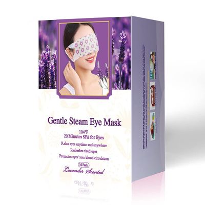 Homearda Steam Eye Mask- 16 Packs Warm Eye Mask Self Heating for Dry Eyes,Relief Eye Fatigue,Heated Sleep Eye Mask -Disposable Moist Hot Compress Eye Patch Great Gifts for or Men Women -Lavender