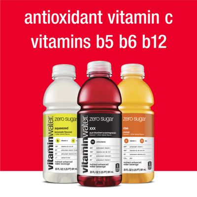 vitaminwater zero variety pack nutrient enhanced water w vitamins, 20 fl oz, 12 Pack
