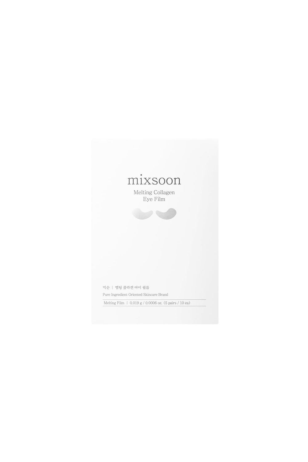 mixsoon Melting Collagen Eye Film 0.019 g 0.0006 oz. (5 pairs 10 ea)